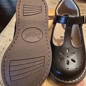 FootMates Black T-Strap Dress Shoes